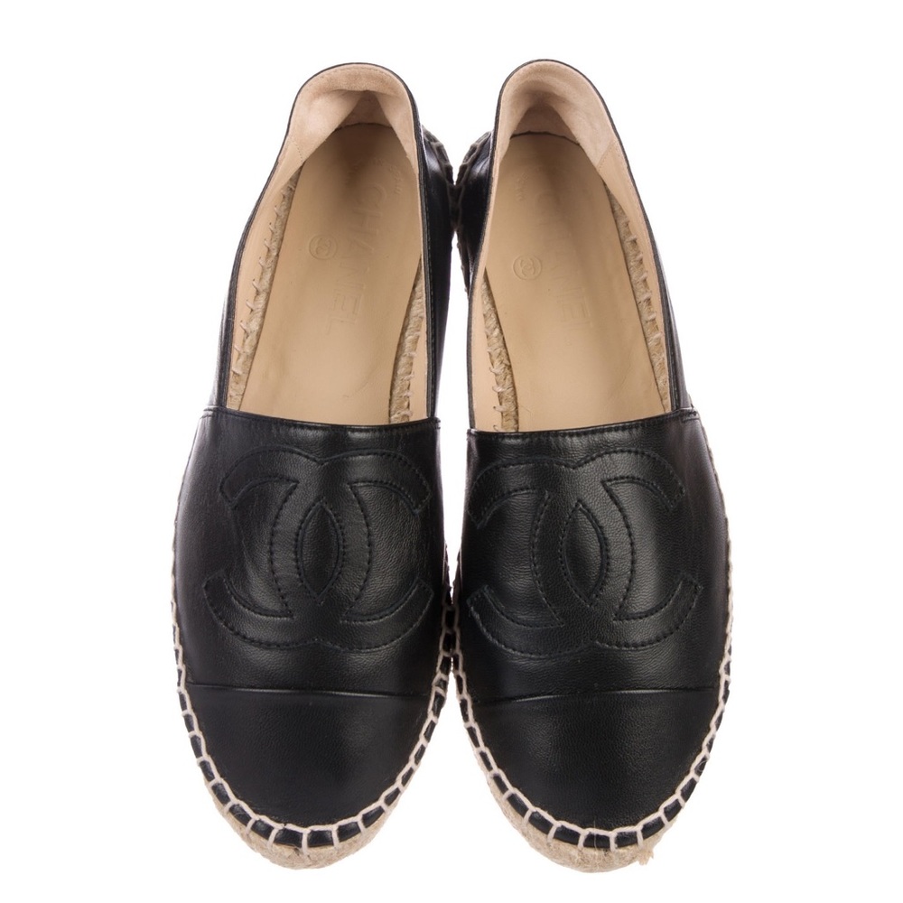 Chanel CC Espadrille Flats